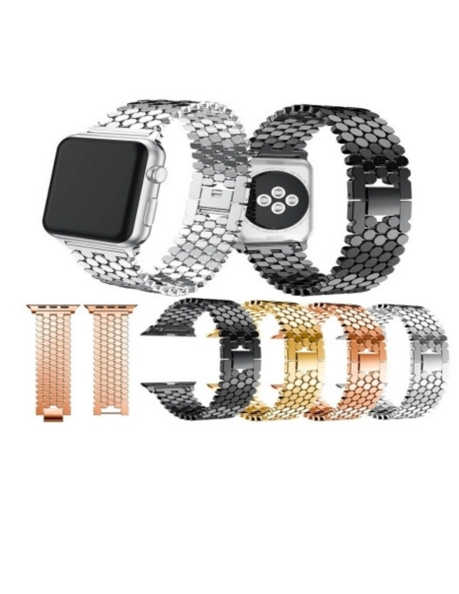 Diamond-style Apple Watch band