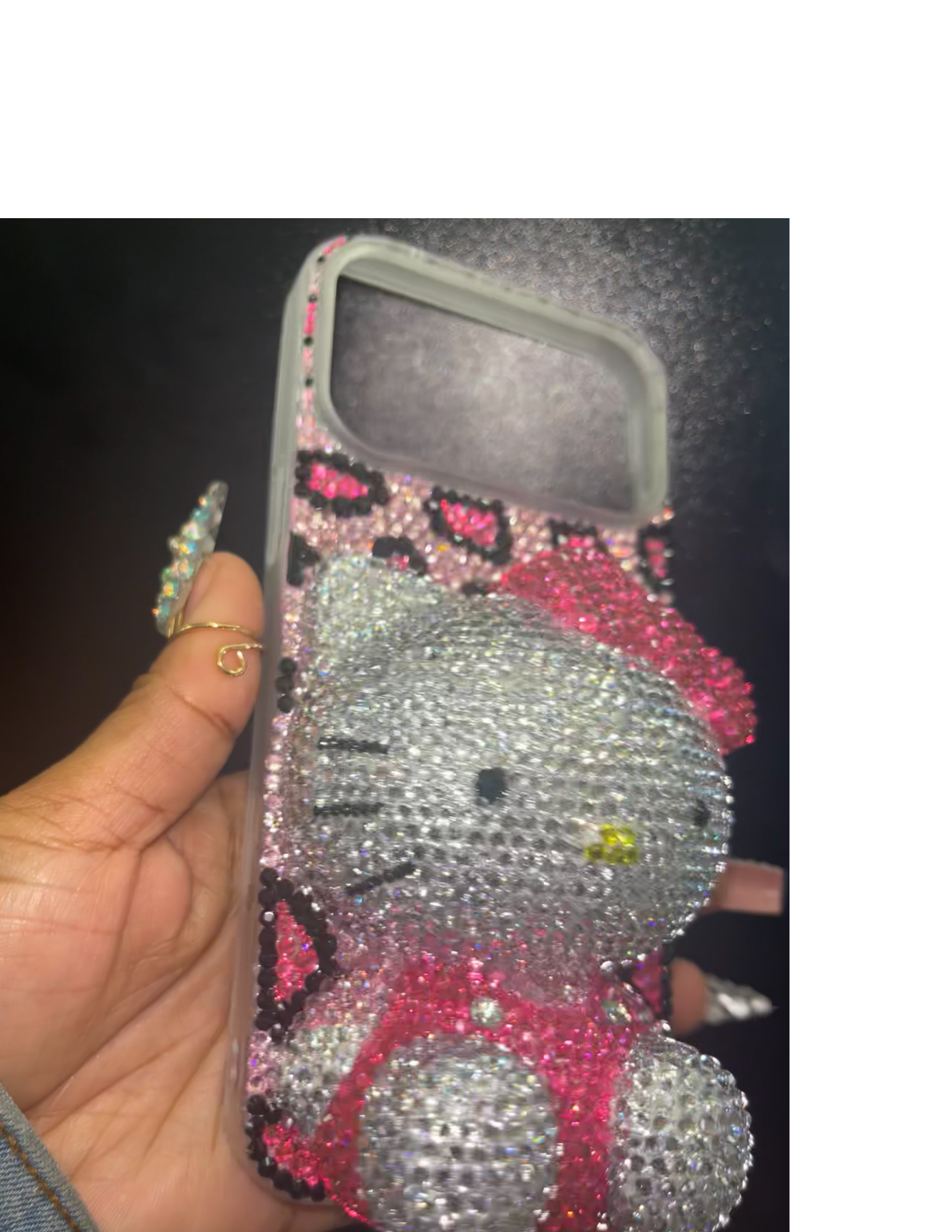Rhinestone phone case